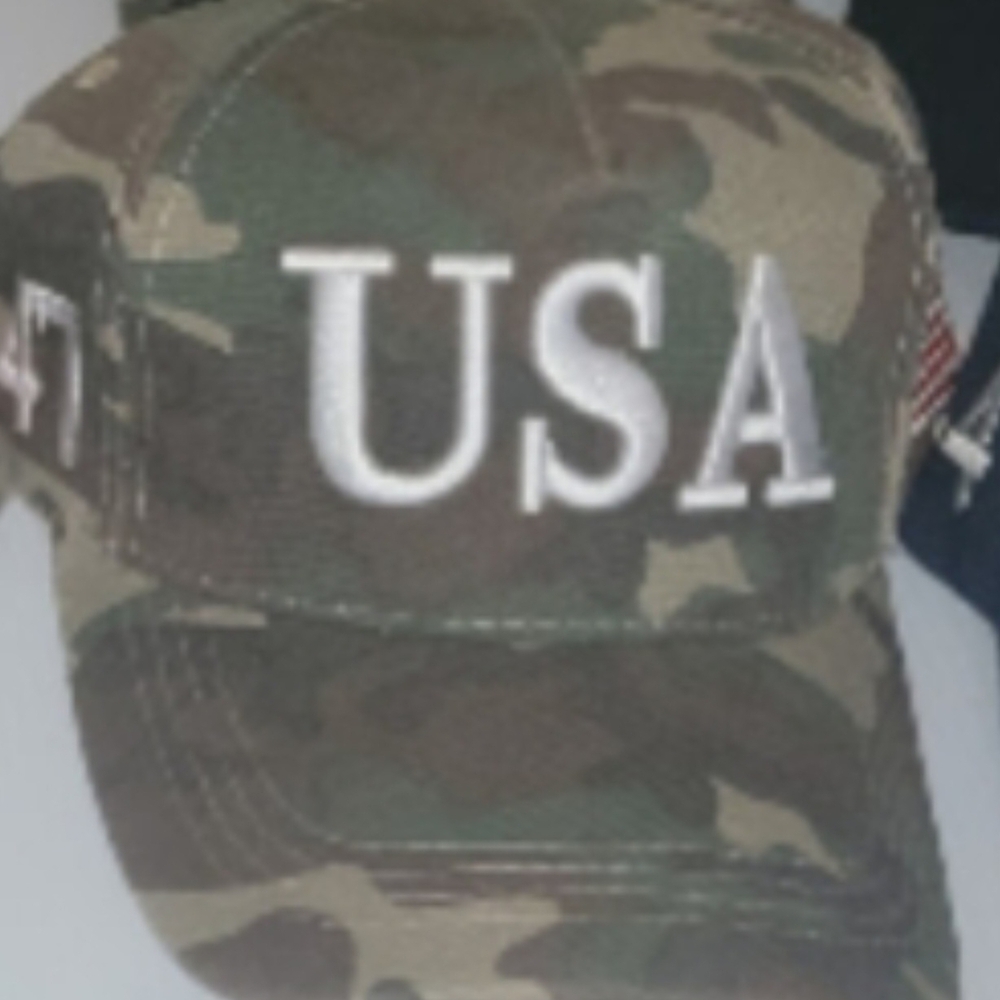 Trump Camo USA Hat